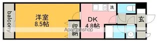 ウェークフォレストブロンド【5階】の間取り