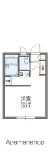 レオパレスクレール【1階】の間取り