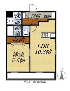 シャウレー小松【401号室】の間取り