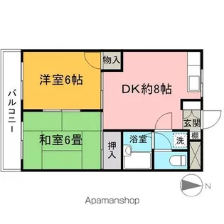 グランドハイツ【1階】の間取り