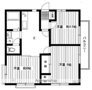 エスペランサ【2階】の間取り