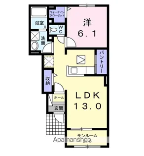 エレガンス Ⅱ【1階】の間取り