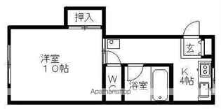 マグノリア【2階】の間取り