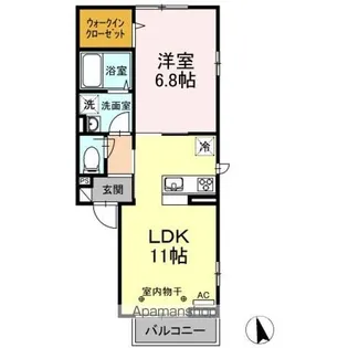 CASA FELICEⅢ【2階】の間取り