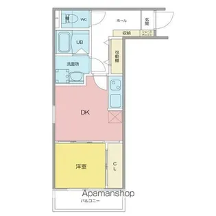 ベネフィス観音町【2階】の間取り