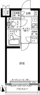 ルーブル大森七番館【4階】の間取り