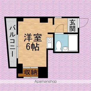 クレストアサカ【4階】の間取り