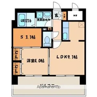 ロイヤルステージ吉塚【7階】の間取り