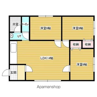 リヴィエール412D【2階】の間取り