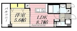 エルグランド博多【203号室】の間取り