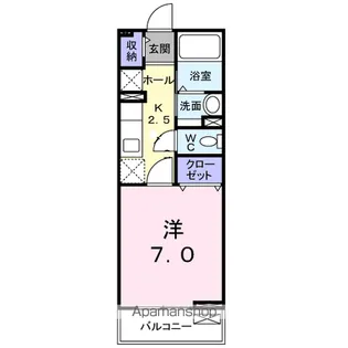 クレセント ルーン【2階】の間取り