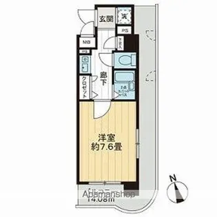 ライオンズステーションプラザ箱崎【3階】の間取り