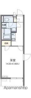 クレイノ神立ステーションテラス【3階】の間取り