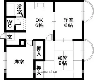 スールメゾン【102号室】の間取り