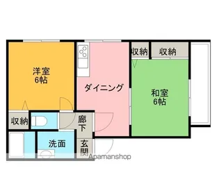 アルファメゾン【2階】の間取り