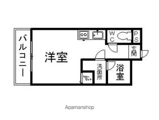 グランドール安西【202号室】の間取り