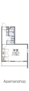 レオパレスクール【2階】の間取り