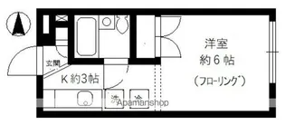 東京都中野区弥生町1丁目【アパート】の間取り