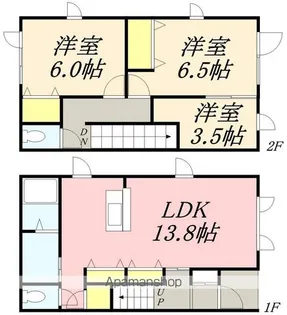 ルピエ・プラージュ【1階】の間取り