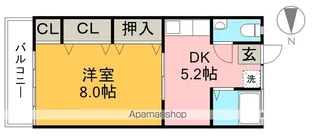 日の出マンション【3階】の間取り