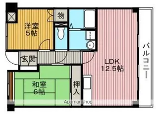 フォーシーズンズ豊中【3階】の間取り