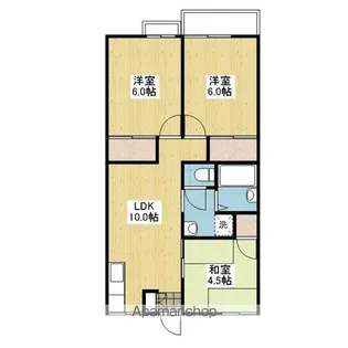 ホワイトハイツ久保田【2階】の間取り