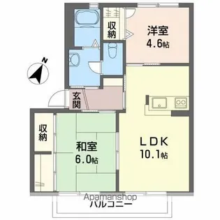 ルミエール【1階】の間取り