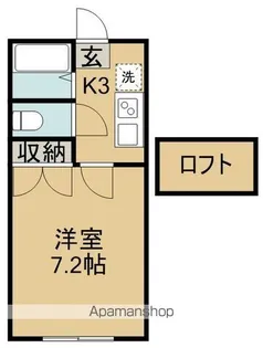 ホワイトキャッスル六丁の目ビレジC棟【1階】の間取り