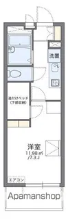 レオパレス知多【203号室】の間取り