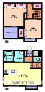 MAISON MAST ICHINOSEKI【2階】の間取り