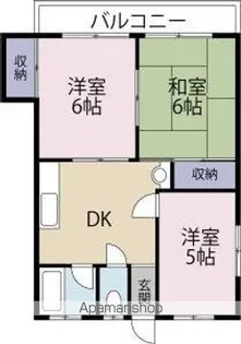 アポロンコート【301号室】の間取り