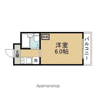 アルビオンシティ滋賀【903号室】の間取り