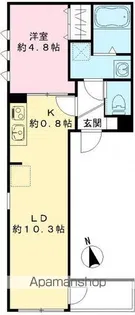 クリサンテーモ【201号室号室】の間取り