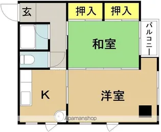 リアル橘通ビル【401号室】の間取り