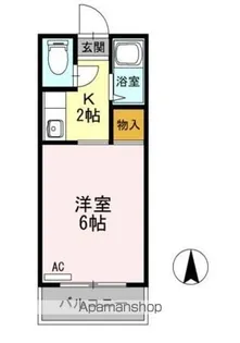 ウィステリアコートⅡ【306号室】の間取り