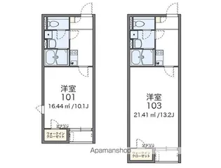 レオネクストフリージア【1階】の間取り