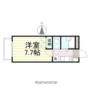 パークハイツ二軒茶屋【703号室】の間取り