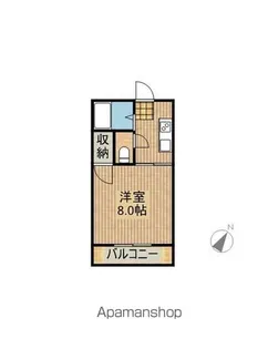 テラスリバーサイド【2階】の間取り