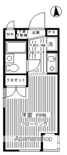 東京都世田谷区中町3丁目【マンション】の間取り