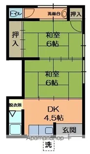 箱作アパート【3号室】の間取り