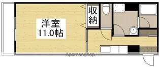 TOUEN BLDG【6階】の間取り