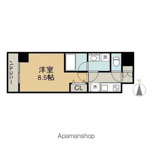 プロシード金山3【605号室号室】の間取り