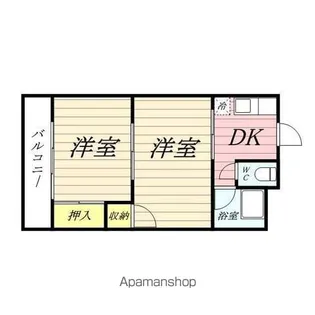 大成ハイム【2階】の間取り