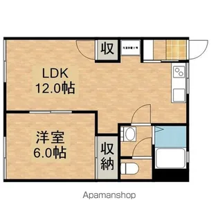 フォーブル吉田【1階】の間取り