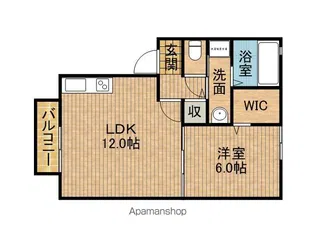 CALM HOME【1階】の間取り