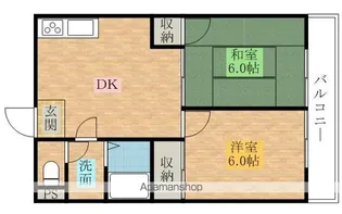 RINON新家A・D棟【D225号室】の間取り
