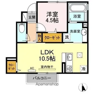 GRAND SOLEIL B棟【1階】の間取り