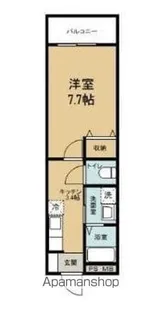 パークサイドBLD【102号室】の間取り