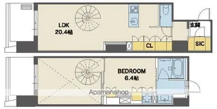 シーズンフラッツ上杉【12階】の間取り