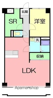 コート菫野【402号室】の間取り